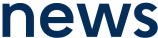 'News' in dark blue sans-serif lowercase letters. JTBC news division is held in similar regard to the three main terrestrial networks in South Korea.